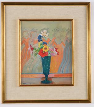 Einar Nerman, Still life with flowers.