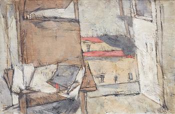 BIRGIT BROMS, oil on canvas, signed with monogram BB and dated 1959-60.