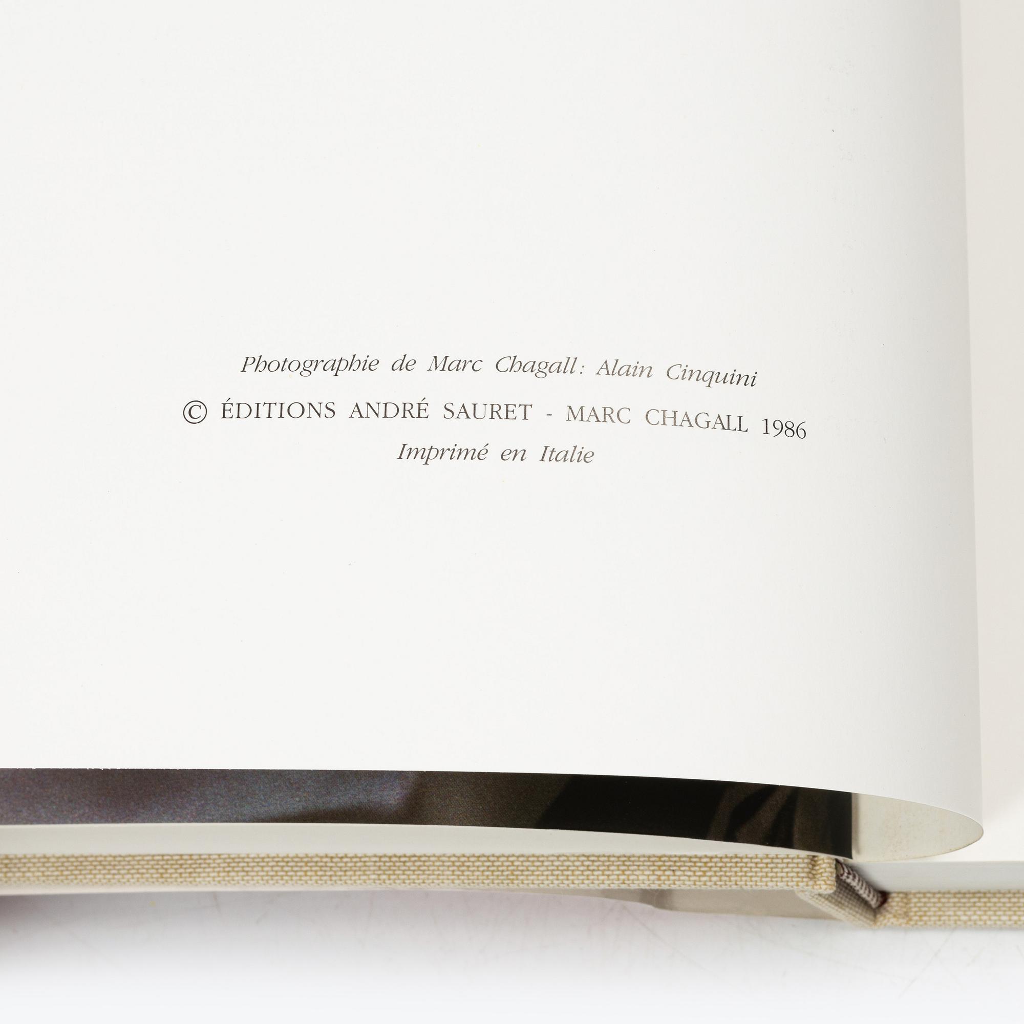 Marc Chagall, böcker, 6 st, "Chagall Lithographe I-VI, 1922-1985", Fernand Mourlot.