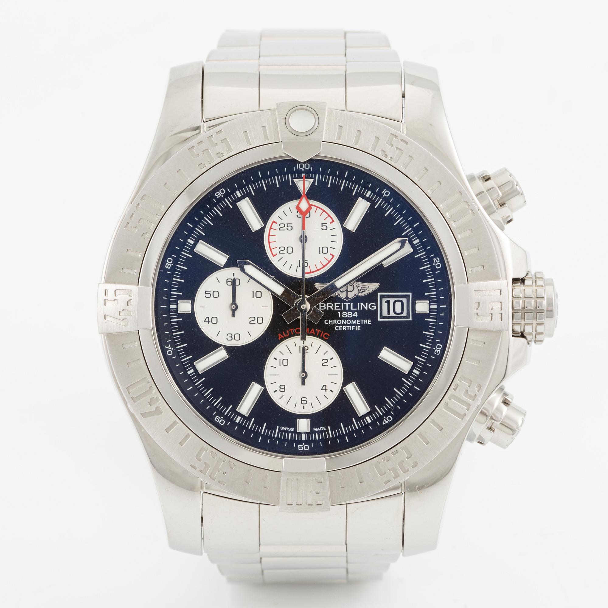 Breitling, Super Avenger II, chronograph, wristwatch, 48 mm.