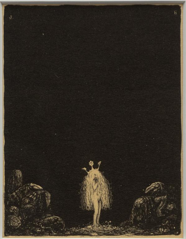 John Bauer, "Den lilla prinsessan och trollen".