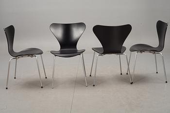 STOLAR, 7 st "Sjuan", design Arne Jacobsen.