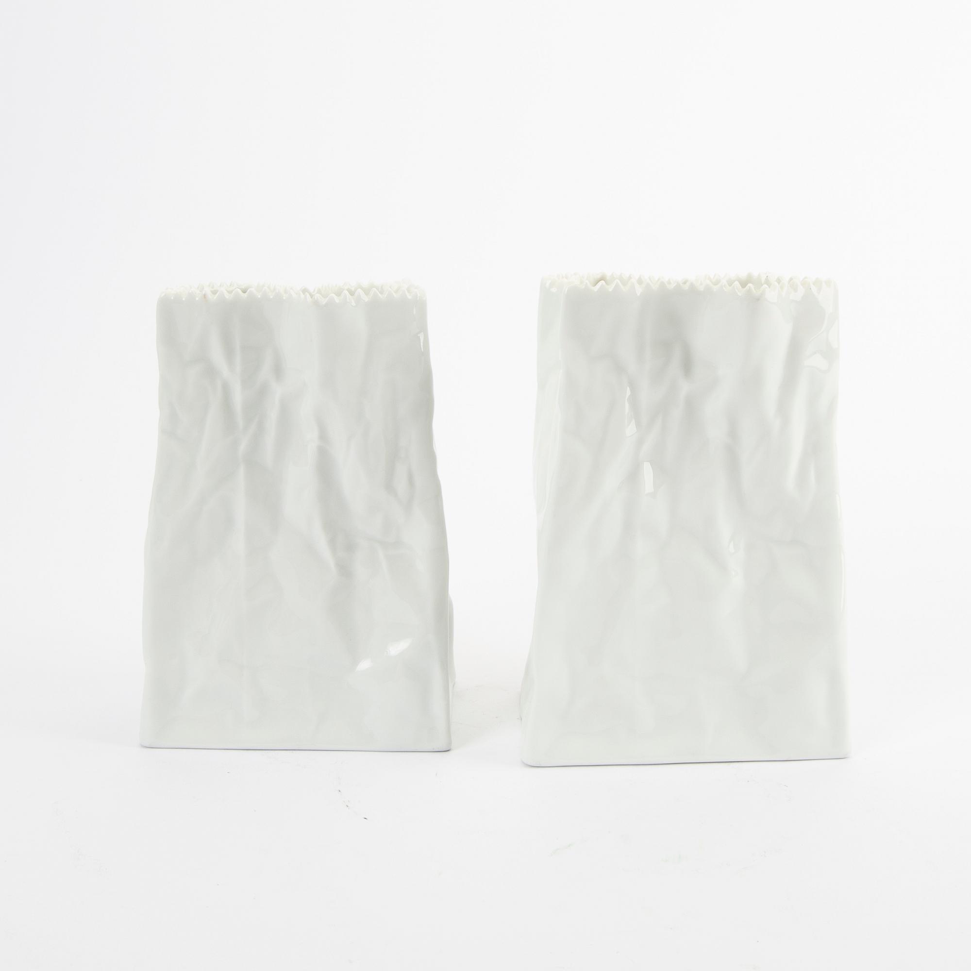 11 porcelain vases, designed by Tapio Wirkkala for Rosenthal Studio Linie.
