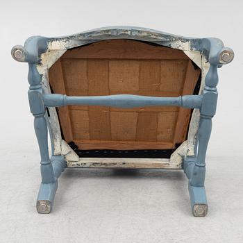 A late Baroque / early Rococo chair, Stockholm, mid-18th Century.