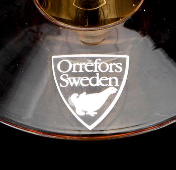 VINGLAS, 8+8 st, Nobel, Gunnar Cyrén Orrefors.