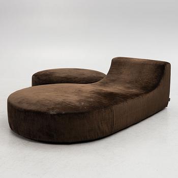 Divan med ottoman, Minotti, Italien, 2000-tal.