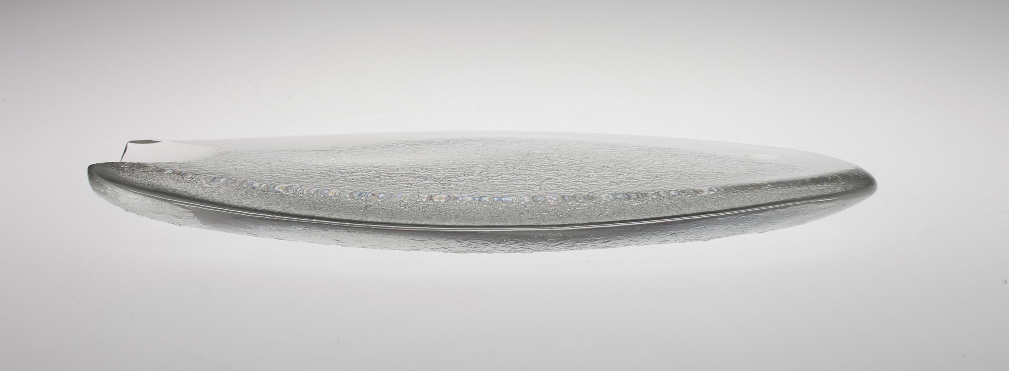 Tapio Wirkkala, A GLASS SCULPTURE.