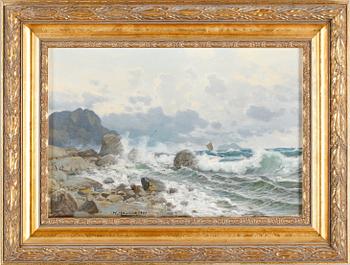 HALVOR HALVORSEN, olja på duk, signerad.