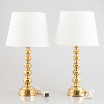 A pair of table lights from Enco, end of the 20th Century.