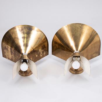 PAAVO TYNELL, A pair of mid-20th century wall lights for Taito Finland.