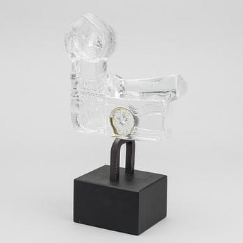 BERTIL VALLIEN, skulptur glas, Boda Åfors bruk.