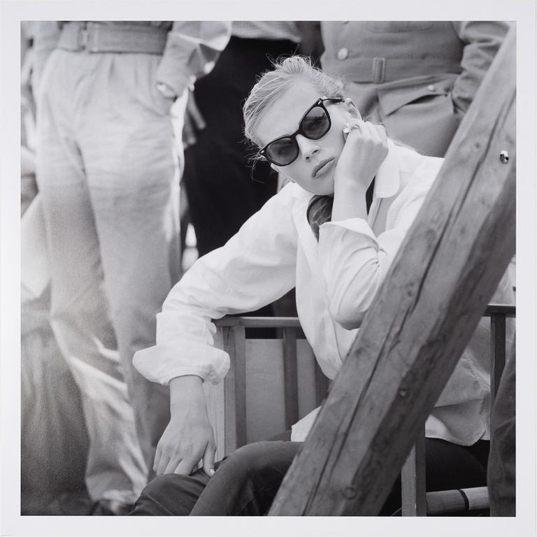 Per-Olow Anderson, "Anita Ekberg", 1956 during the Paramount production of "War and Peace".
