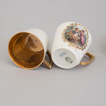 A Royal Copenhagen part service, 20th century (6 pieces).