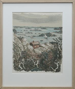 Roland Svensson · ROLAND SVENSSON, färglitografi, signerad och numrerad 16/200.