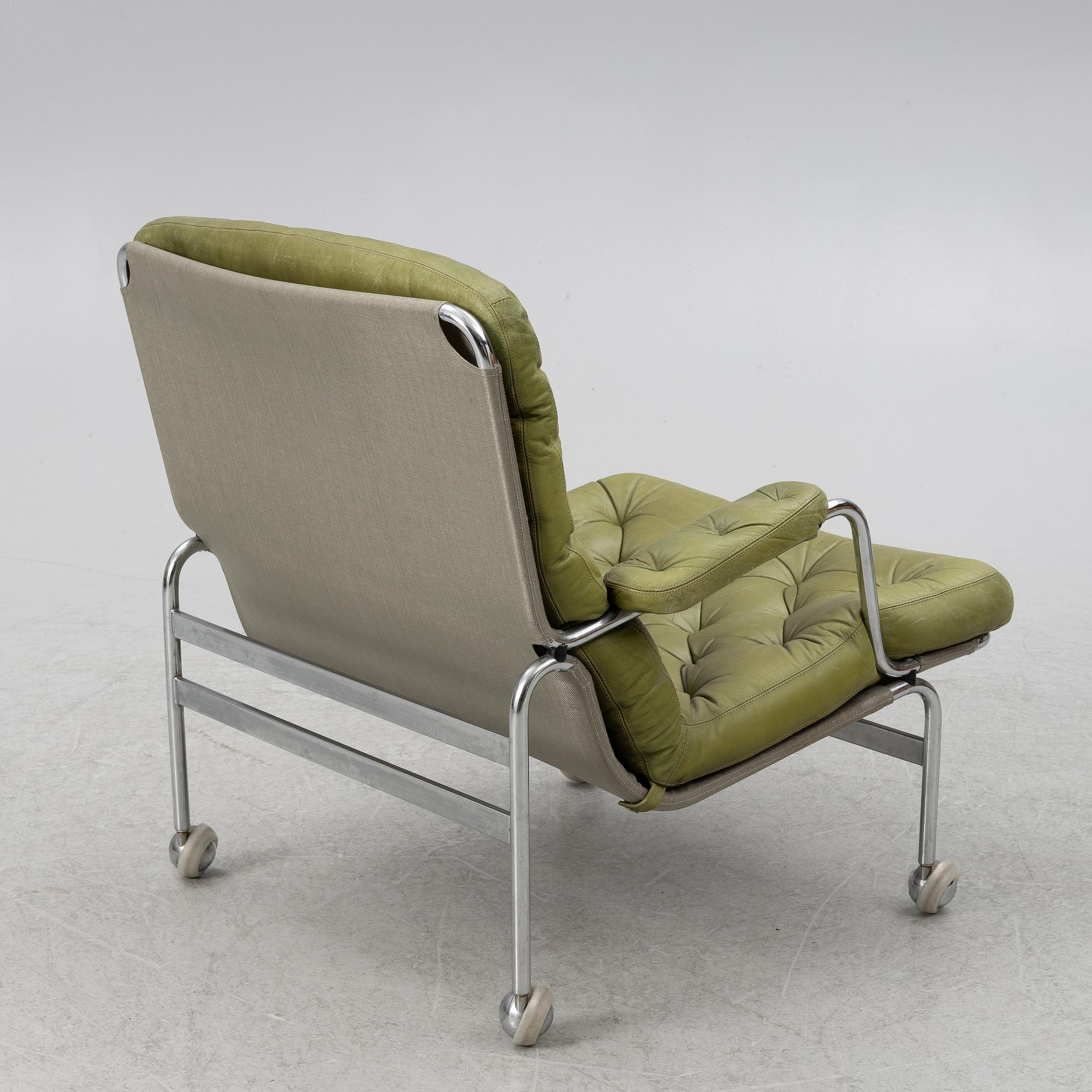 Bruno Mathsson, armchair, "Karin", Dux, late 20th century.