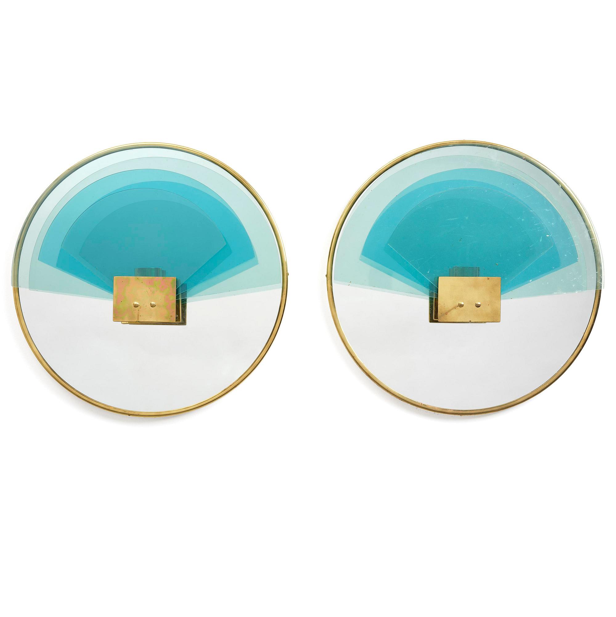 Hans-Agne Jakobsson, vägglampor, ett par, modell "C 2446", Hans-Agne Jakobsson AB, Markaryd, ca 1981-83.