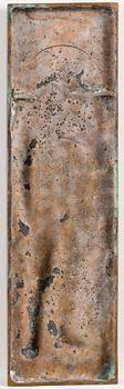 EMIL HALONEN, relief, bronze, signed and dated -42.