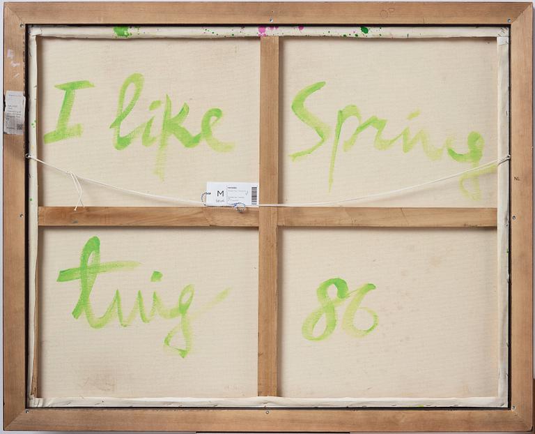 Walasse Ting, "I like spring".