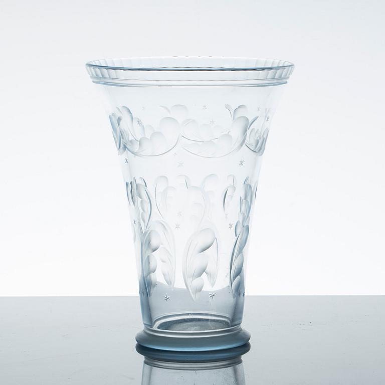 VAS, glas, Orrefors, 1900-talets första hälft.