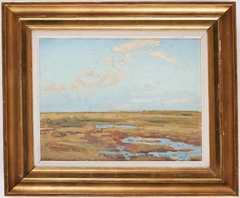 WILLIAM NORDING, olja på pannå Signerad.