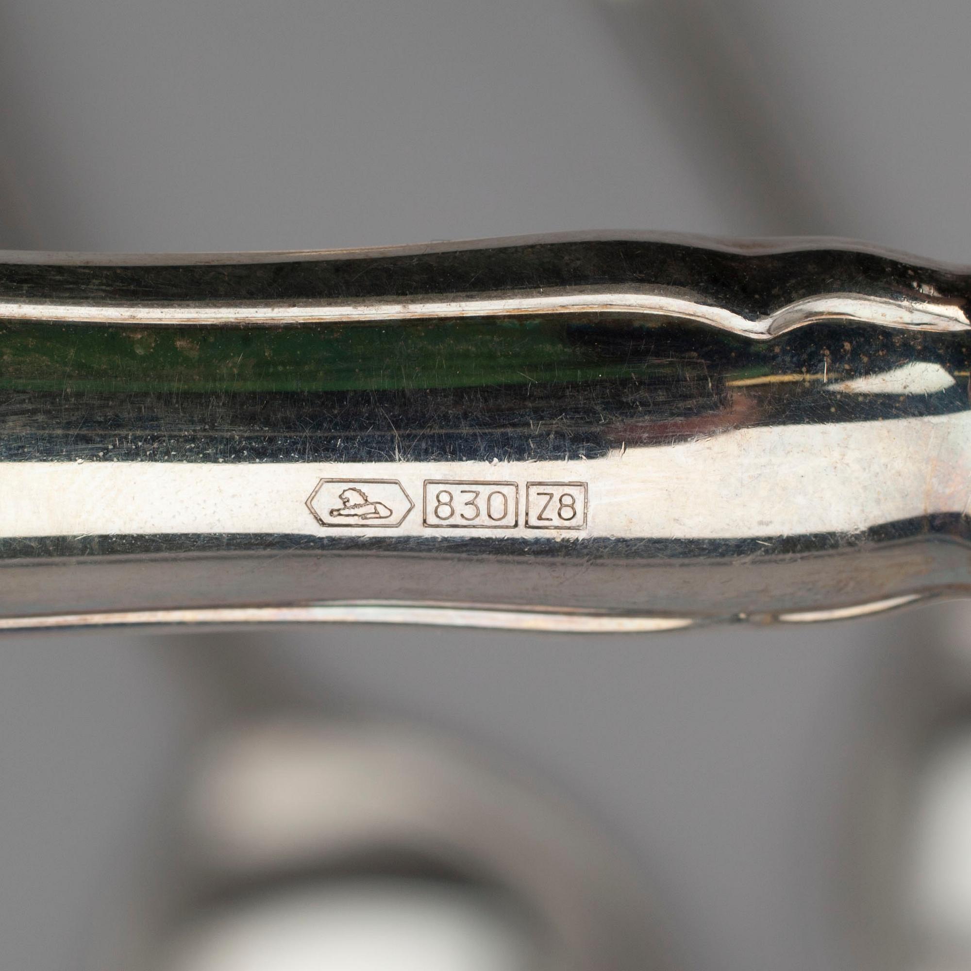 BESTICK, 1+2 st, silver samt rostfritt stål, Kultakeskus 1991, 2001.