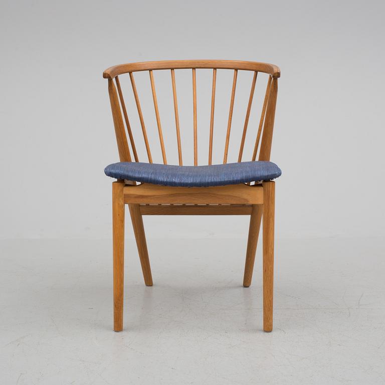 A Helge Sibast oak "No 8" armchair from Sibast Furniture, Danmark, 1950/1960-tal.