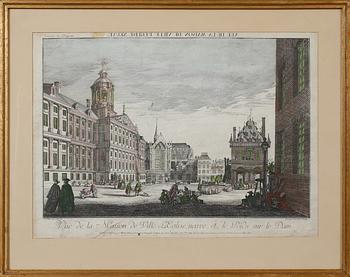 ETSNING, Jean Benoit Winkler efter Simon Fokke, 1700-/1800-tal.