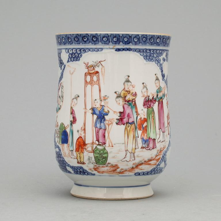 MUGG, porslin, Qianlong, 1700-tal.