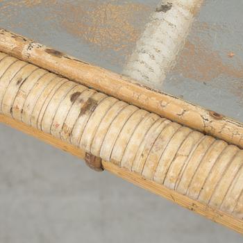 A bambu furniture suite from E.W. Ottosson korgmöbelfabrik, Stockholm, 1940's.