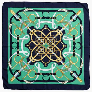 Hermès, scarf, "Eperon d'Or".