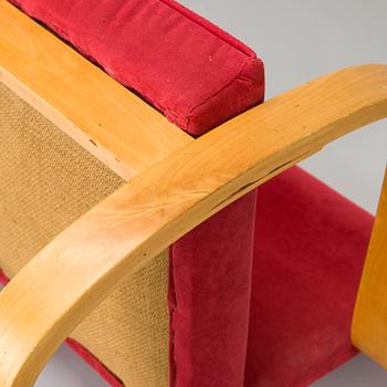 Alvar Aalto, nojatuolipari, malli 34 O.Y. Huonekalu- ja Rakennustyötehdas A.B. 1900-luvun puoliväli.