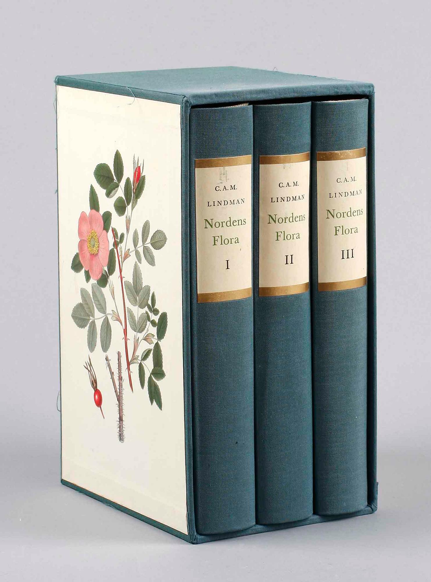 BOK, 3 vol, C A M Lindman, Nordens flora, Wahlström & Widstrand Stockholm 1964.