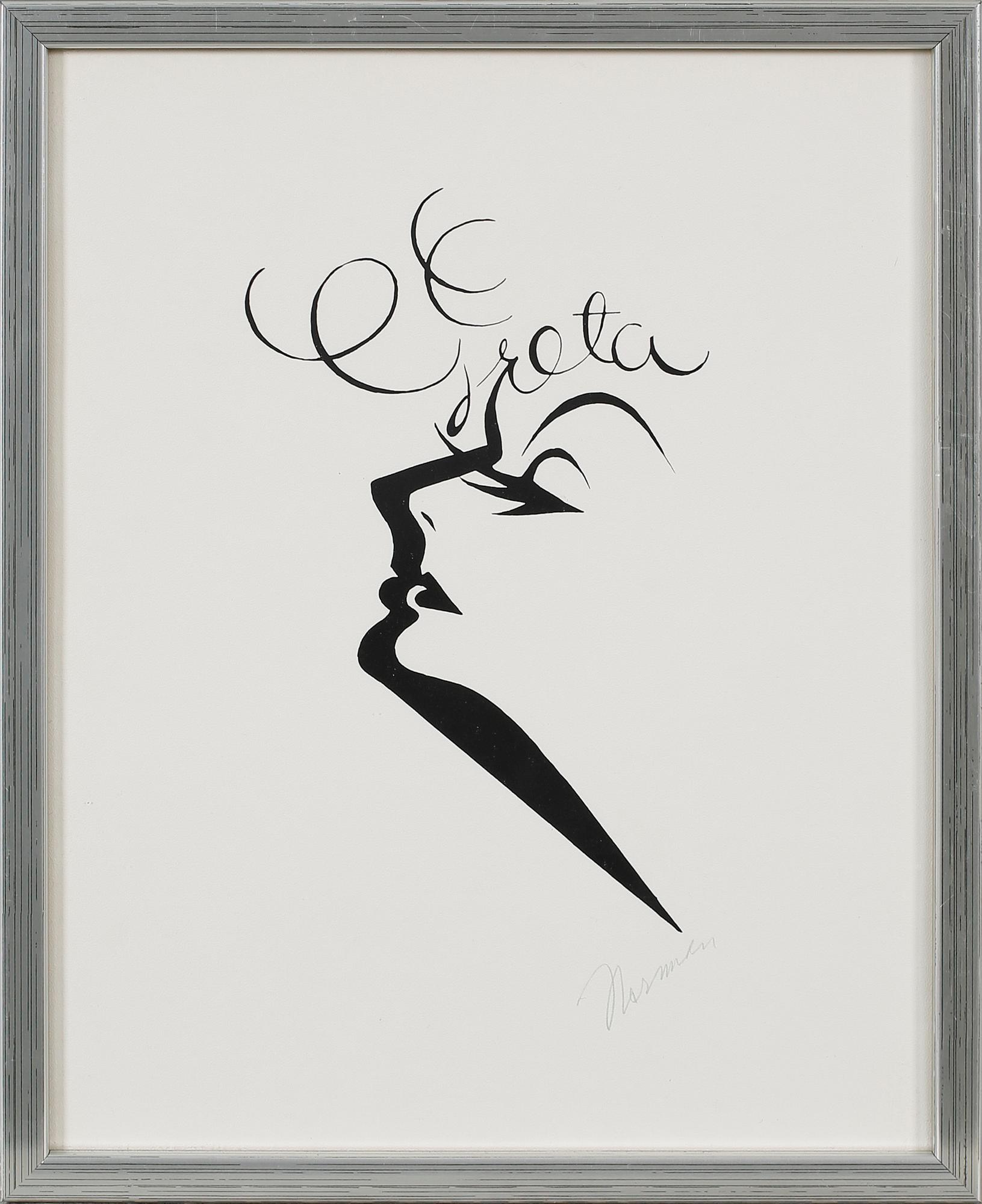 EINAR NERMAN, litografi, signerad.