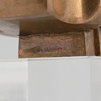 JOSÉ LUIS SANCHEZ, a bronze sculpture. Numbered 1000/259.
