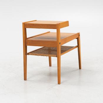 Emil Lindvall, a teak veneered bedside table, Nybro, dated 1963.