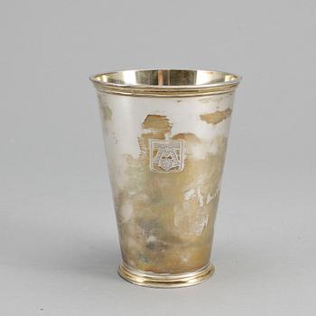 BÄGARE, silver, Georg Persson, Västerås 1962. Vikt 206 gram.