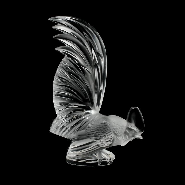 FIGURIN, glas, Lalique, 1900-talets andra hälft.