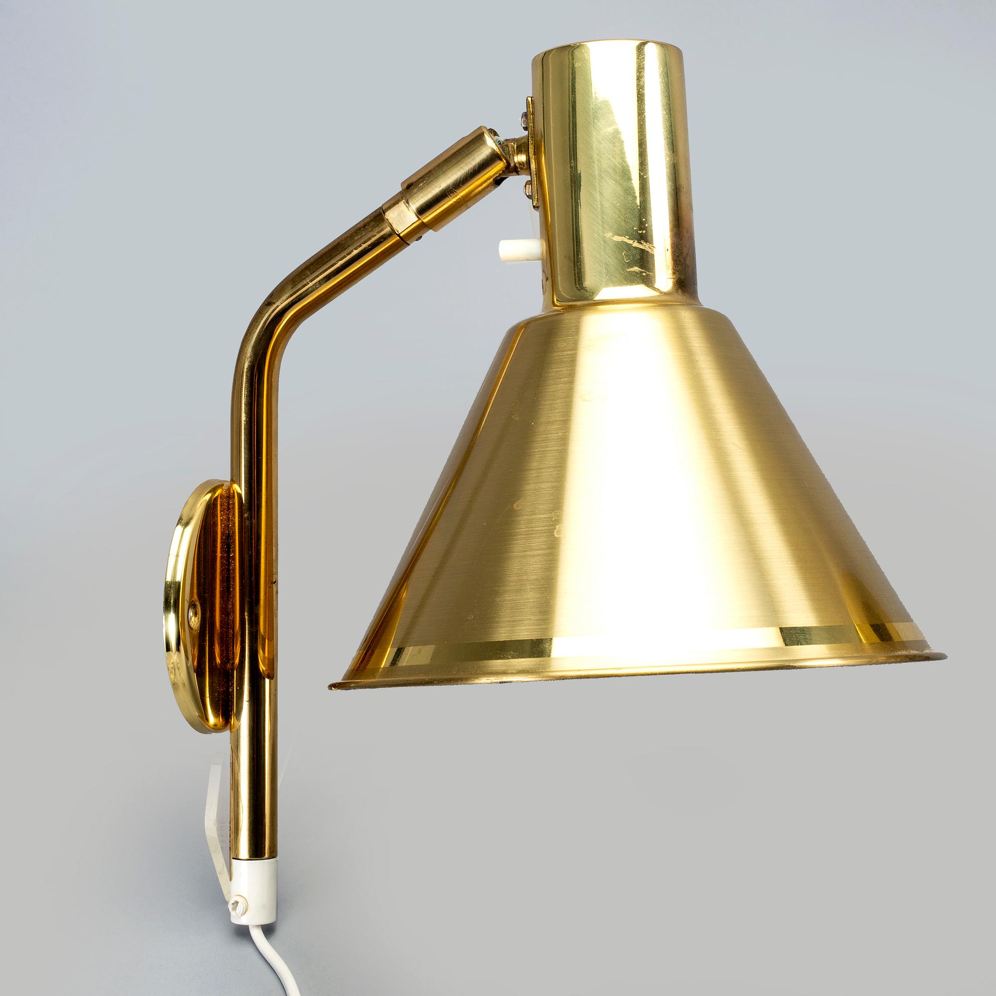 Wall lamps, a pair, Öja lighting, 1970s.
