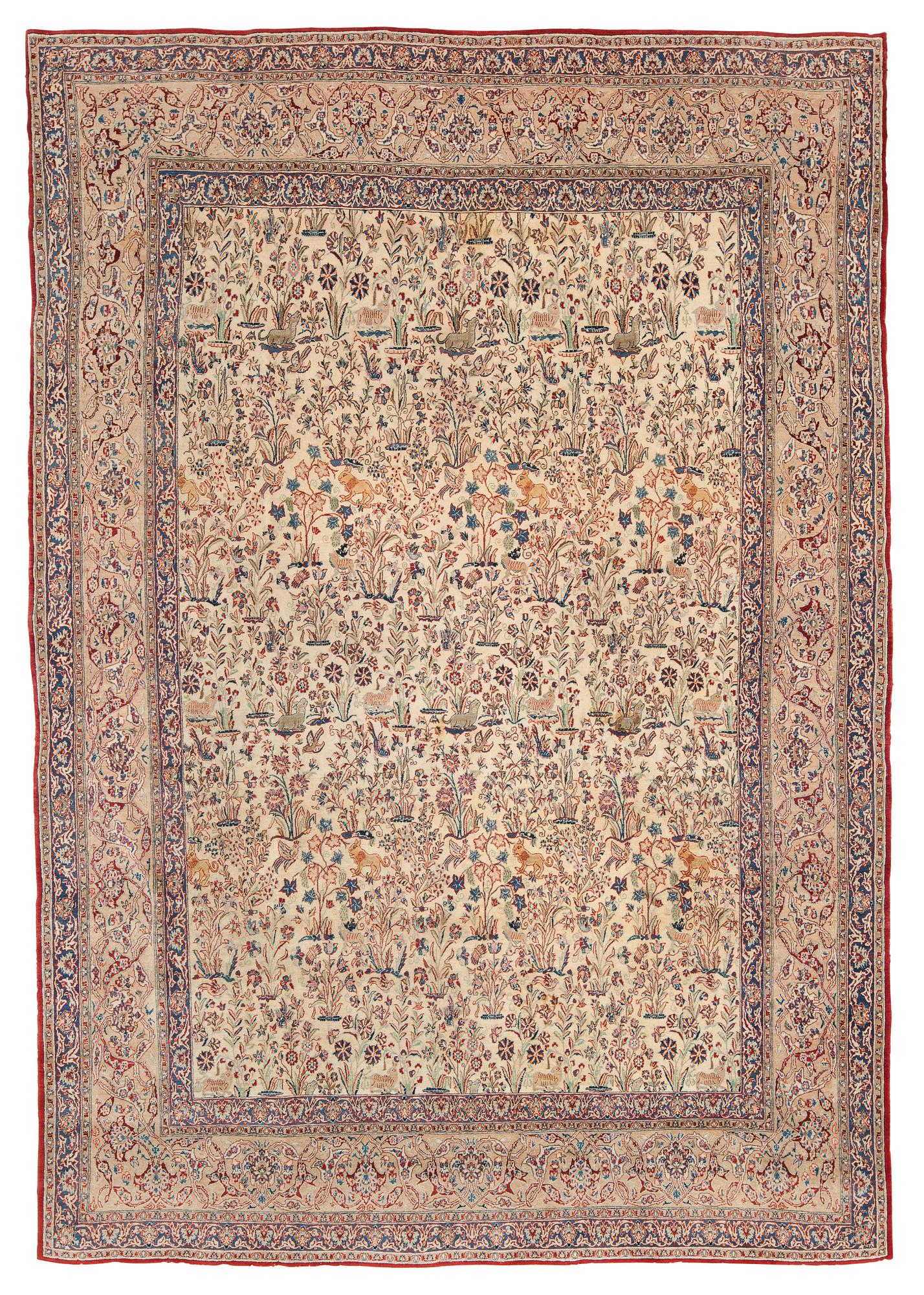 SEMI-ANTIQUE NAIN. 309 x 213,5 cm.