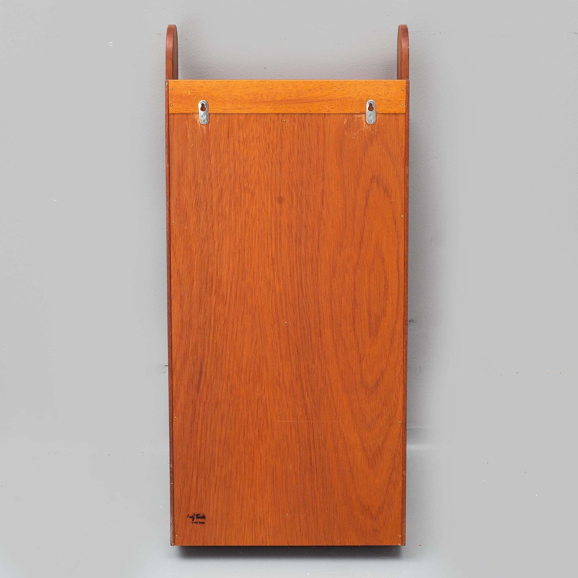 JOSEF FRANK, a model 2085 mahogany shelf, Svenskt Tenn, Sweden, post 1985.