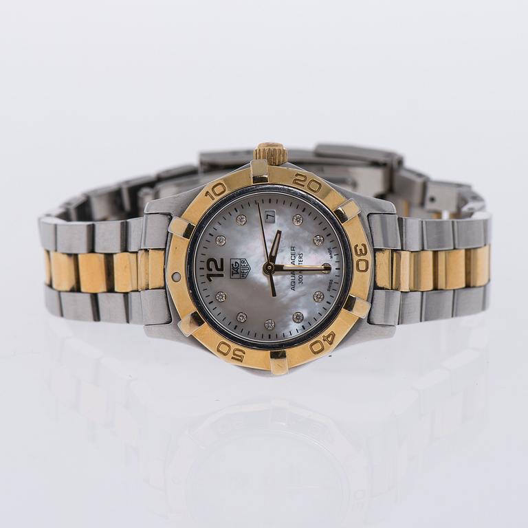 ARMBANDSUR, dam, Tag Heuer Aquaracer 300m, stål. Original box, manual.