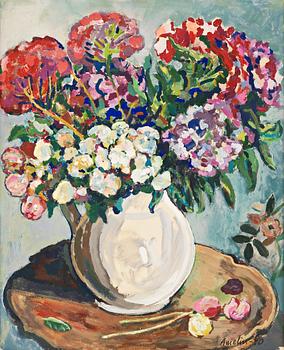 521. Albin Amelin, "Flowers (in a white jug)".