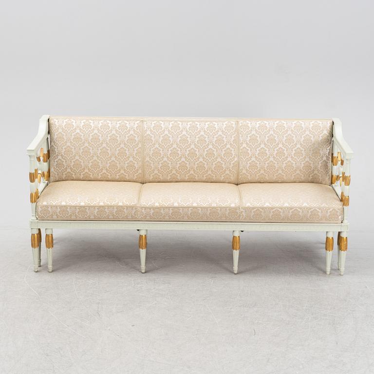 Soffa, gustaviansk stil, 1900-tal.