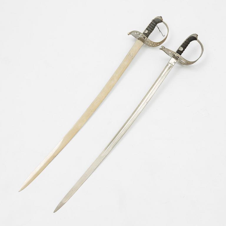 Two swords, 19th century.