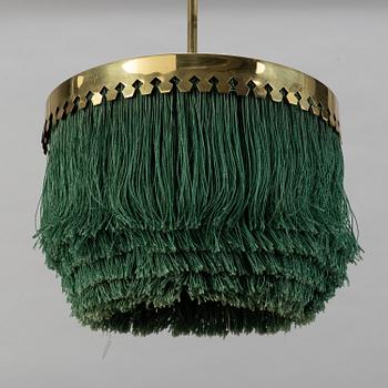 HANS-AGNE JAKOBSSON, a brass ceiling light from Markaryd.