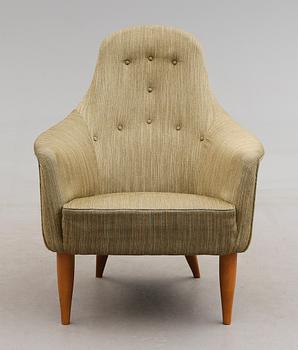FÅTÖLJ, Stora Adam, Kerstin Hörlin-Holmqvist, för Triva-serien, NK Nordiska Kompaniet, 1950-/60-tal.
