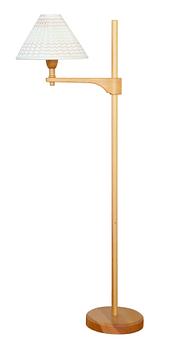 185. A PINE FLOOR LAMP,