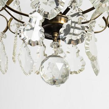 Chandelier, Rococo style, 20th century.