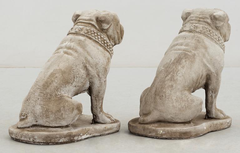 TRÄDGÅRDSHUNDAR, konststen, sekelskiftet 1900/2000-tal.