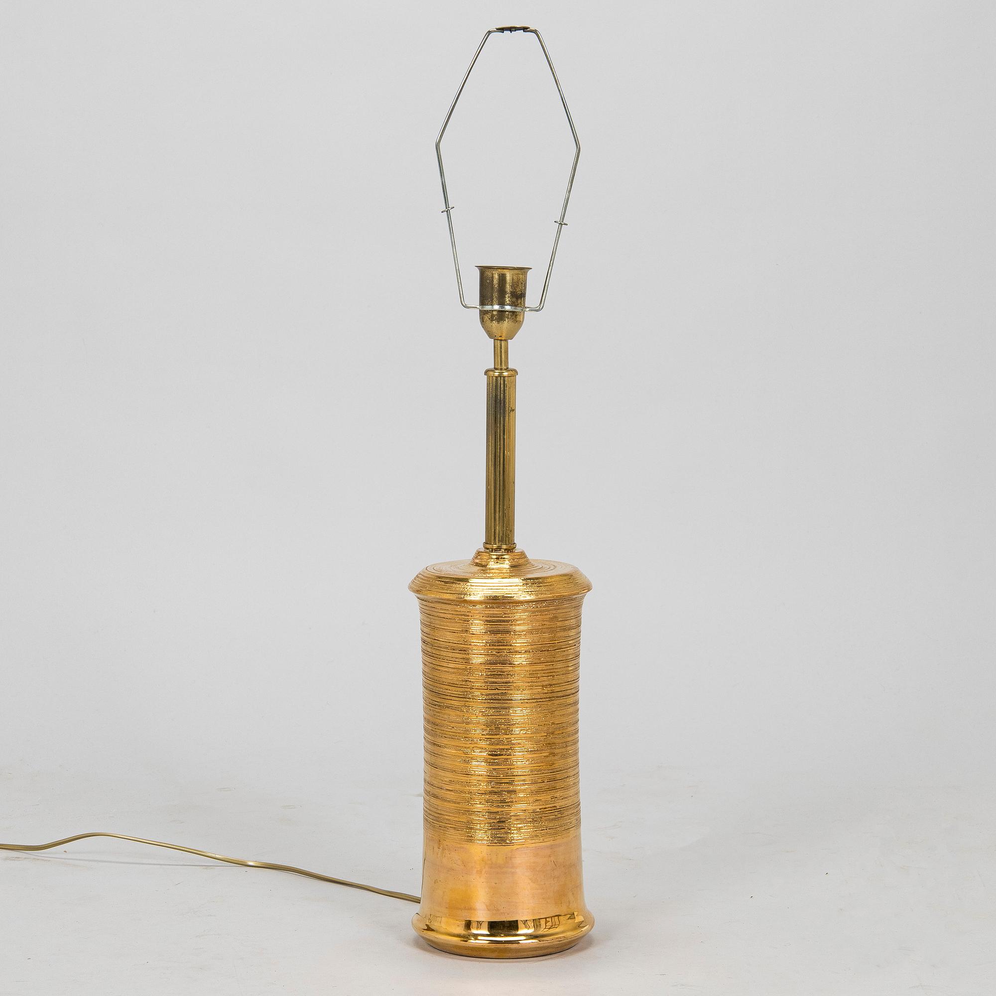 Aldo Londi, a 1960s/70s table lamp for Bitossi, Italy,